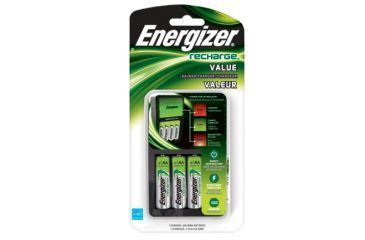 Image of Energizer Recharge Value Charger with 4AA Batteries CHVCMWB-4