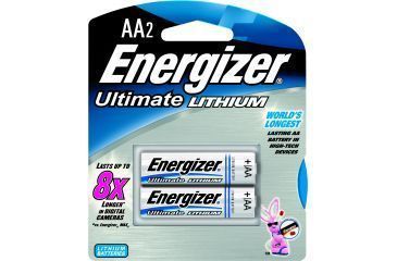 Image of Energizer Ultimate Lithium AA Batteries Pack of 2