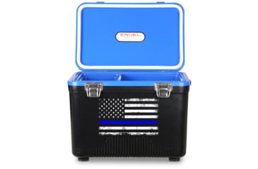 Image of Engel Coolers 7.5Qt Thin Blue Line Lunch Box, UC7-BLB TBLFlag