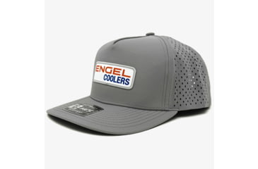 Image of Engel Coolers Engel 1010 Performance Trucker Cap, Grey with Patch, CAP-1010-LG