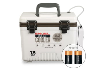 Image of Engel Coolers Original 7.5 Quart Live Bait Drybox/Cooler, ENGLBC7-N-OHV