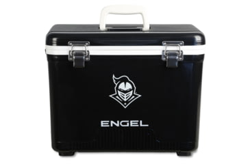 Image of Engel Coolers UCF Knight Engel Drybox Cooler &amp; Lunchbox, UC7-BLK-UCF-KNIGHT