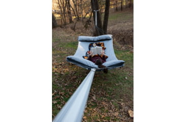 Image of Eno Apollo Hammock Suspension System Straps, Grey/Charcoal, One Size, ASP001