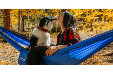 Image of ENO Double Nest Hammock, 9ft x 6ft 6in, Navy/Royal, DH002