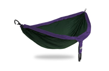 Image of ENO Double Nest Hammock, 9ft x 6ft 6in, Purple/Forest, DH007