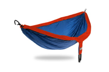 Image of ENO Double Nest Hammock, 9ft x 6ft 6in, Sapphire/Orange, DH045