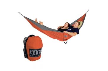 Image of Eno Doublenest Hammock Org/grey DH006