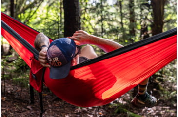 Image of Eno DoubleNest Hammock, Red/Charcoal, One Size, DN004