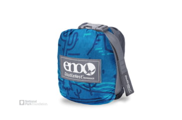 Image of Eno DoubleNest Print Giving Back Hammocks, Outside NPF/Charcoal, One Size, Z-NPF-DNP
