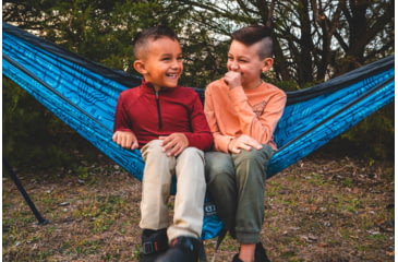 Image of Eno DoubleNest Print Giving Back Hammocks, Outside NPF/Charcoal, One Size, Z-NPF-DNP