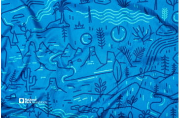 Image of Eno DoubleNest Print Giving Back Hammocks, Outside NPF/Charcoal, One Size, Z-NPF-DNP