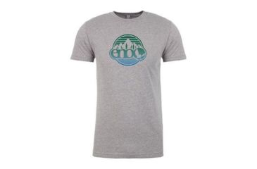 Image of Eno Nature Logo Tee - Mens, Heather Gray, Small, APMEHGNLT01S