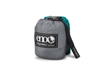 Image of Eno Single Nest Hammock, Grey/Seafoam, One Size, SN011