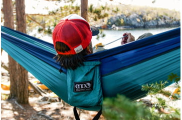 Image of Eno Single Nest Hammock, Seafoam/Navy, One Size, SN001