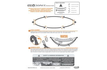 Image of Eno SoloPod XL Hammock Stand, Charcoal, ENO-SOLOXL