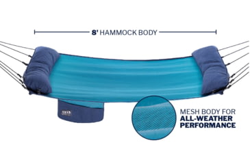 Image of Eno SuperNest SL Hammock, Coastal Blue, SUPSL-1