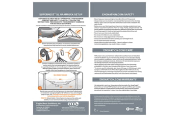 Image of Eno SuperNest SL Hammock, Coastal Blue, SUPSL-1