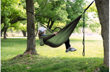 Image of Eno TravelNest Hammock &amp; Straps Combo, Moss, One Size, TRN062