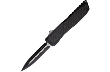 Image of EOS Auto Harpoon OTF Black CF Automatic Folding Knife, EOS117