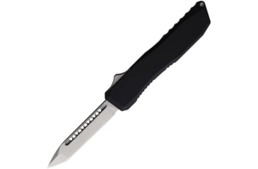 Image of EOS Auto Harpoon OTF Automatic Folding Knife, 3.75in, CPM-20CV Stainless, Tanto Blade, Black Anodized Aluminum Handle, EOS110