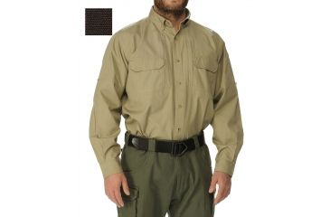 Image of EOTAC 407 Operator Grade Long-Sleeve Shirt Color Black Size L 407-BLK-L