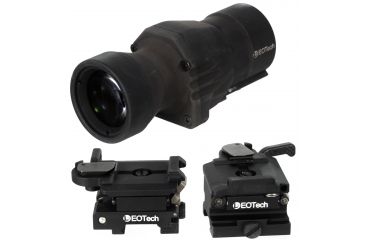 Image of EOTech 4X Magnifier Fixed Mount and EOTech Flip to Side Mount