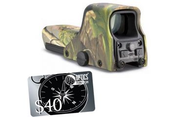 Image of Eotech 512 Red Dot Sight, Black w/AA Battery, Aiming Dot Reticle, Real Tree Camo with FREE 40 OpticsPlanet.com Gift Certificate