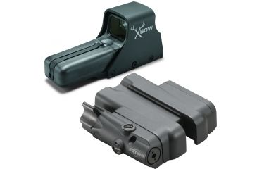 Image of EOTech 512 Red Dot w/ Crossbow Pattern Reticle, Range Assist Black 512.XBOW w/ Laser Battery Cap LBC