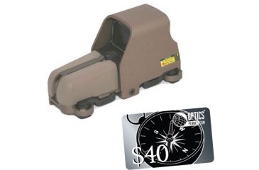 Image of Eotech 553 A65 Holographic Sight, Nightvision Compatible 553.A65, PEQ, Tan /1 SU-231 with FREE 40 OpticsPlanet.com Gift Certificate