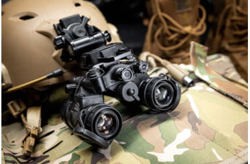 Image of EOTech BinoNV-c 1x w/ Wilcox G24 Mount, Photonis, 4G White Phosphor, Black, EOT-BINO-AI-B-C