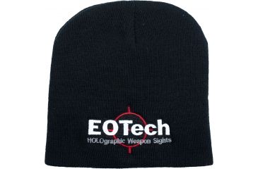 Image of EOTech Gear Black Beanie Hat w/ Color Logo EOTHAT11-IK695-JXX 