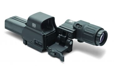 Image of EOTech Holographic Hybrid Sight III Complete System Includes 518-2 Hws, G33 Magnifier And Sts Switch To Side Mount With Quick Detach, HHS III w/ Laser Battery Cap LBC