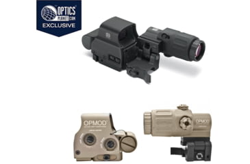 Image of EOTech HHS-II Holographic Hybrid Sight II w/ EXPS2-2 Red Dot Sight and G33.STS Magnifier, Black, Tan