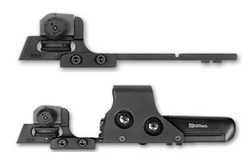 Image of Eotech Holo Riser Fixed A2 Rear Sight Flat Top Pt25 Inch Rise 9 Rra Dom Main