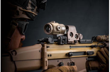 Image of EOTech HWS EXPS 3 Circle Red Dot Sight, 1 Dot Reticle, w/Standard, Tan, EXPS3-0TAN
