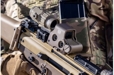 Image of EOTech HWS EXPS 3 Circle Red Dot Sight, 1 Dot Reticle, w/Standard, Tan, EXPS3-0TAN