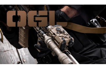 Image of EOTech On-Gun-Laser, Standard Power, Green Vis Laser, Modlite Remote Switch, Tan/FDE, EOT-OGL-S-T