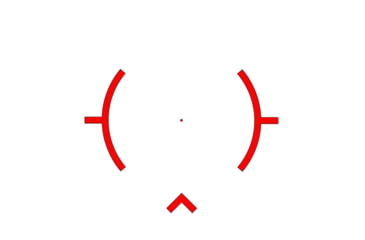 Image of EOTECH OPMOD EXPS2-DCR OP DCR Chevron Reticle Holographic Site Red Dot Sights, Black, EXPS2-DCR OP