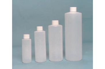 Image of EP Scientific Cylinder Bottles with Caps, High-Density Polyethylene, EP Scientific Products 351-500W Level 3