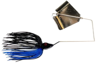 Image of Epic Baits Buzz Bait Slow Rollr, Black Blade, Midnight Blue, 1/2 oz, BBSR12BLKBLFBN025