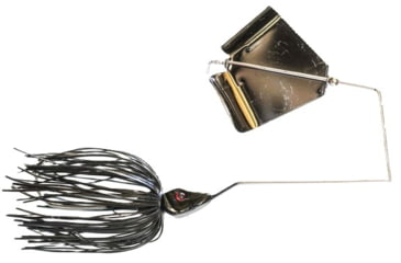 Image of Epic Baits Buzz Bait Slow Rollr, Black Blade, Black Magic, 1/4 oz, BBSR14BLKBLFBN024