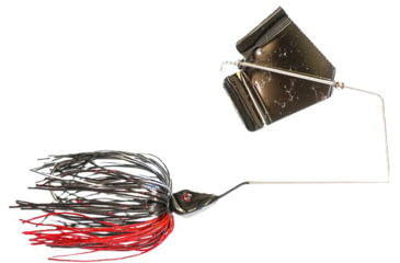 Image of Epic Baits Buzz Bait Slow Rollr, Black Blade, Diablo, 3/8 oz, BBSR38BLKBLFBB024