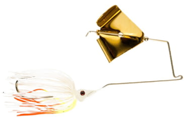 Image of Epic Baits Buzz Bait Slow Rollr, Gold Blade, Coleslaw, 3/8 oz, BBSR38WHTBLFGB015