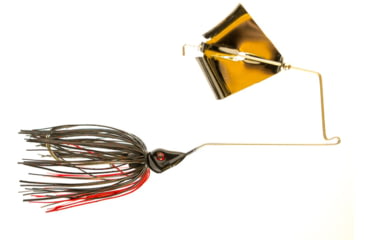 Image of Epic Baits Buzz Bait Slow Rollr, Gold Blade, Diablo, 3/8 oz, BBSR38BLKBLFGB024