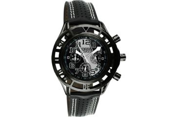 Image of Equipe Eqb103 Mustang Boss 302 Mens Watch - Black Case, Black Dial w/ Silver Stripe