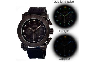 Image of Equipe Tritium Stud Mens Watch, Black EQUET503