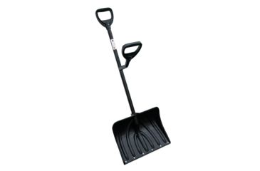 Image of Ergiesystems 18in Two-Handed Ergonomic Snow Shovel, Black SNW101