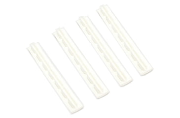 Image of ERGO 7-Slot KeyMod Wedgelok Rail Cover, 4 Pack, White, 4330-4PK-WHITE