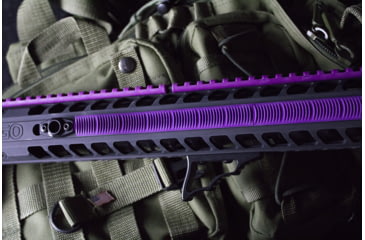 Image of ERGO 7-Slot KeyMod Wedgelok Rail Cover, 4 Pack, Purple, 4330-4PK-Pur