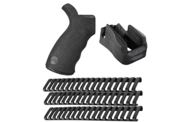 Image of ERGO AR-15 Furniture Kit - Grip, MagWell Grip and Rail Covers, Black, 6400-BK